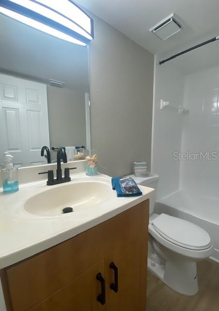 View of sink area.