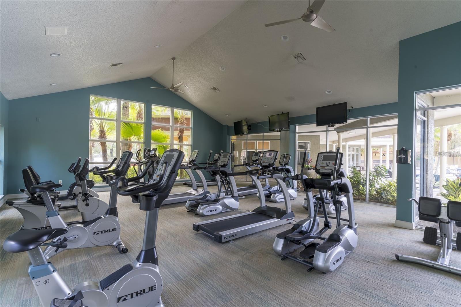 Cancel your gym membership and use your private clubhouse gym!