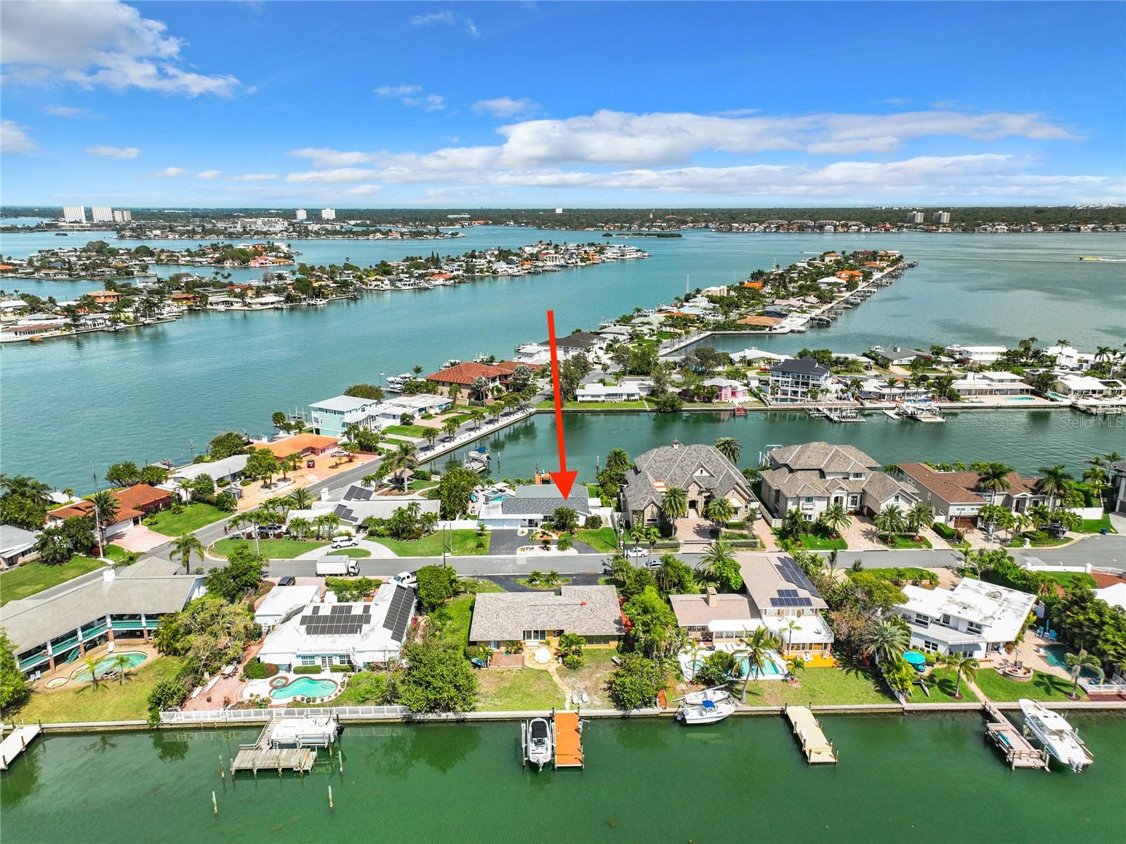 Located in Brightwater Beach Estates, where every home in the neighborhood is on the water!