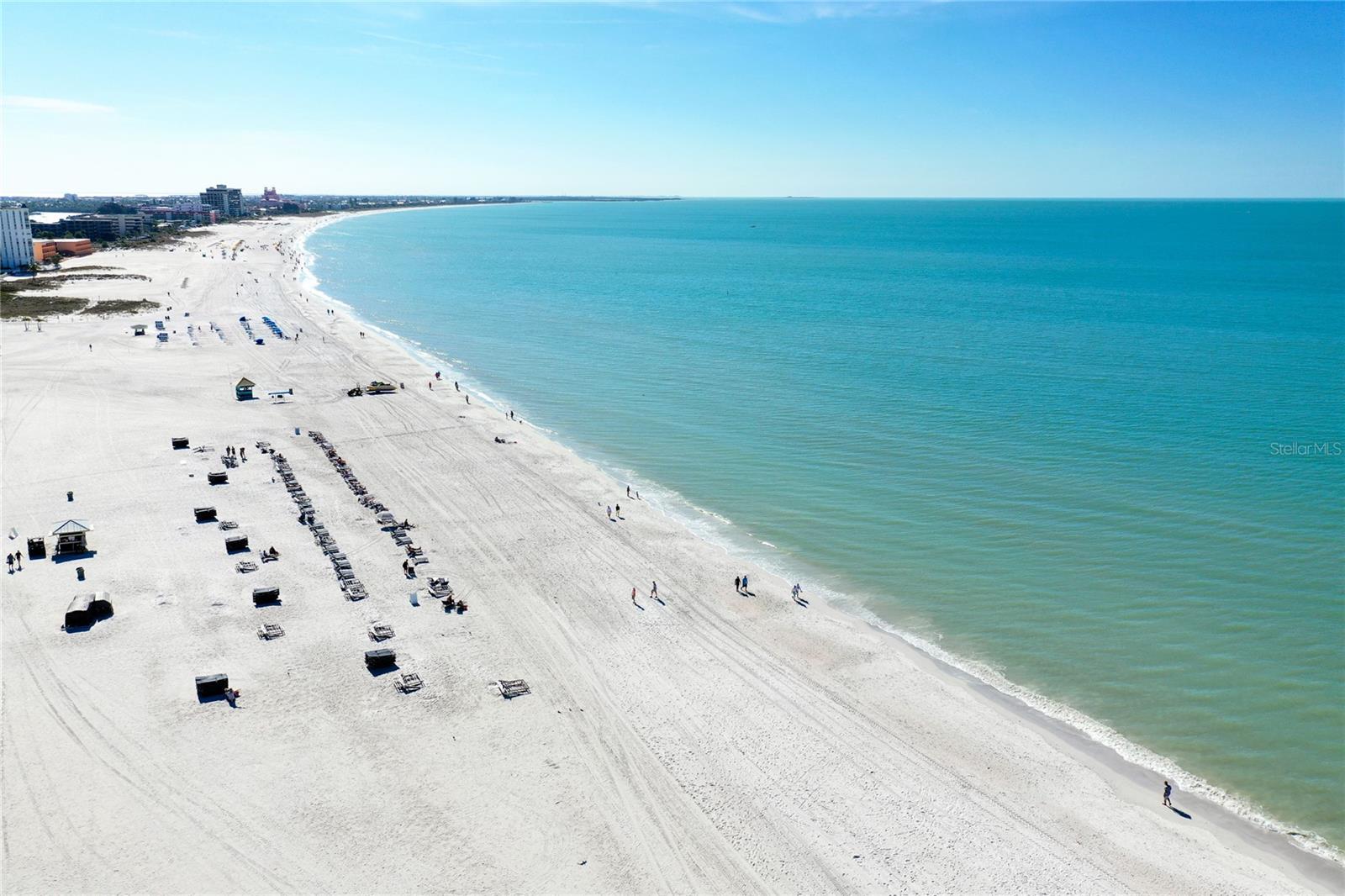Beautiful St Pete Beach, one of the nation's top beach is just steps away!