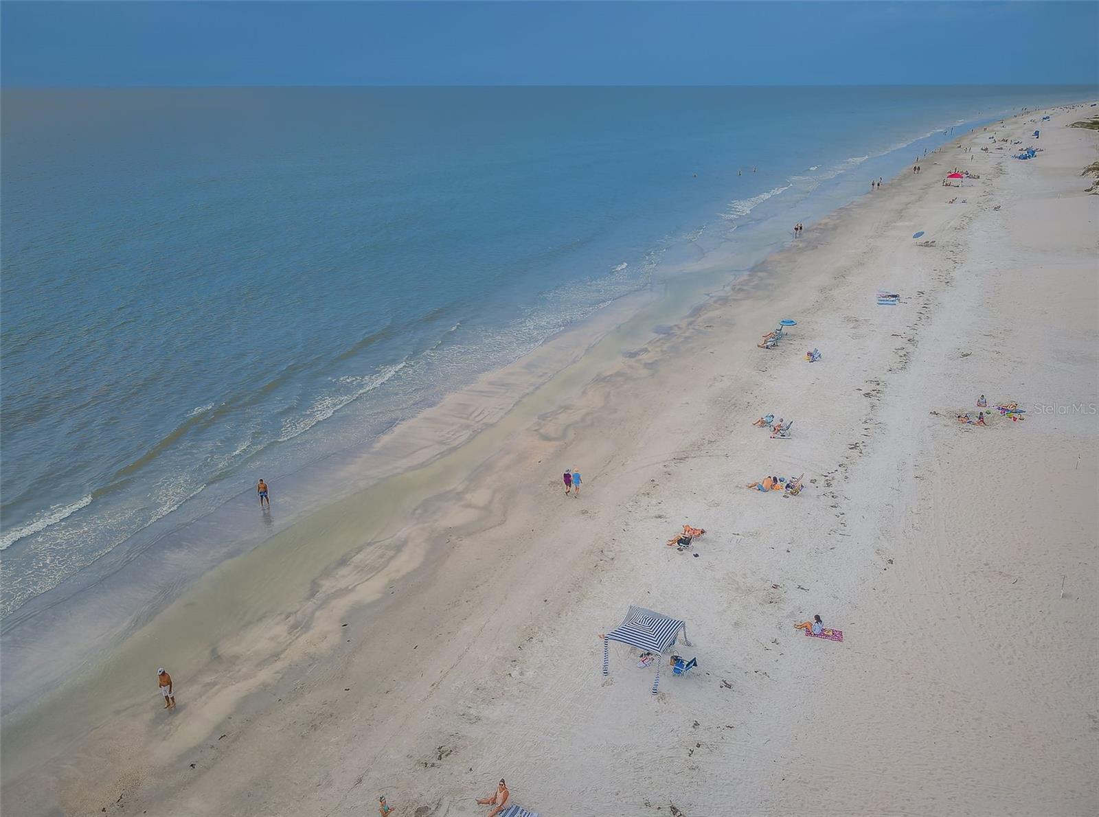 .. BEACH SHOT LOOKING NORTH FROM THE POINTE CONDO.