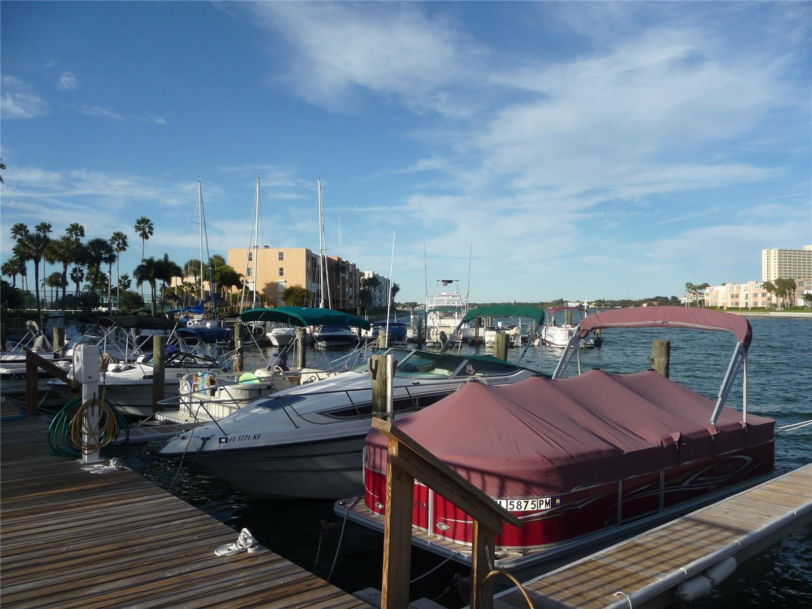 Marina & boat docks.