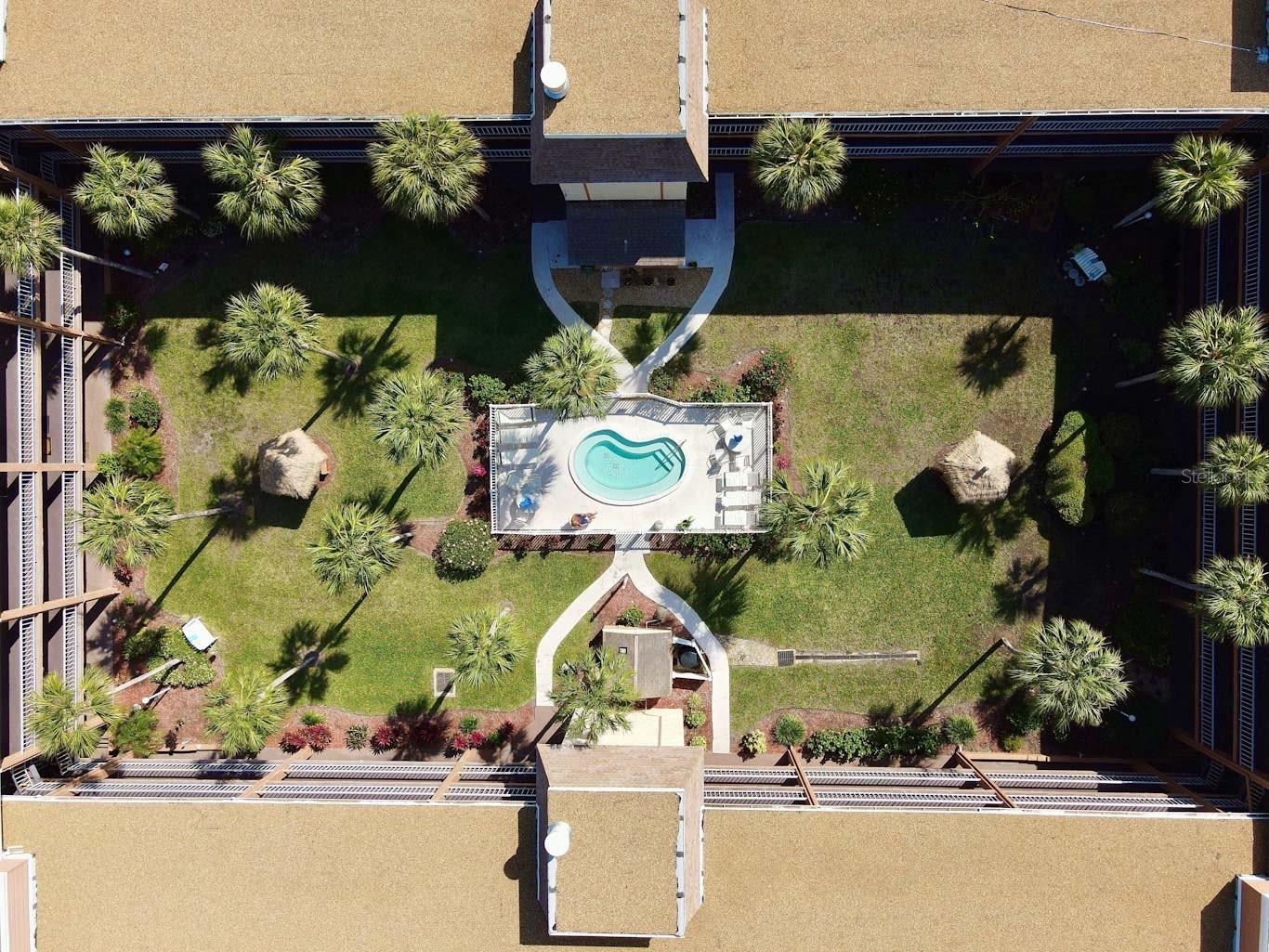 Birds eye view of Private Pool