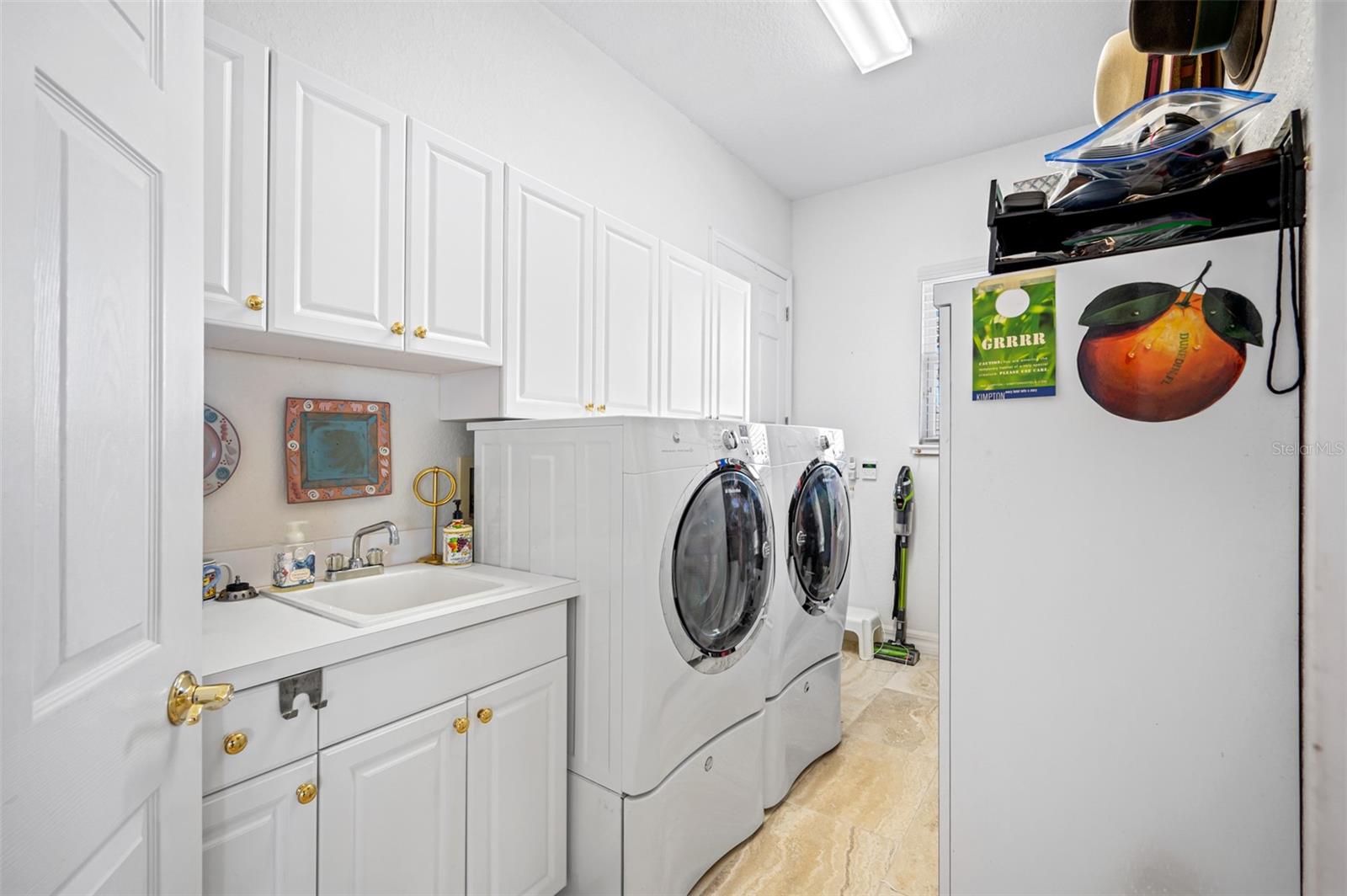 Laundry room is located on first floor