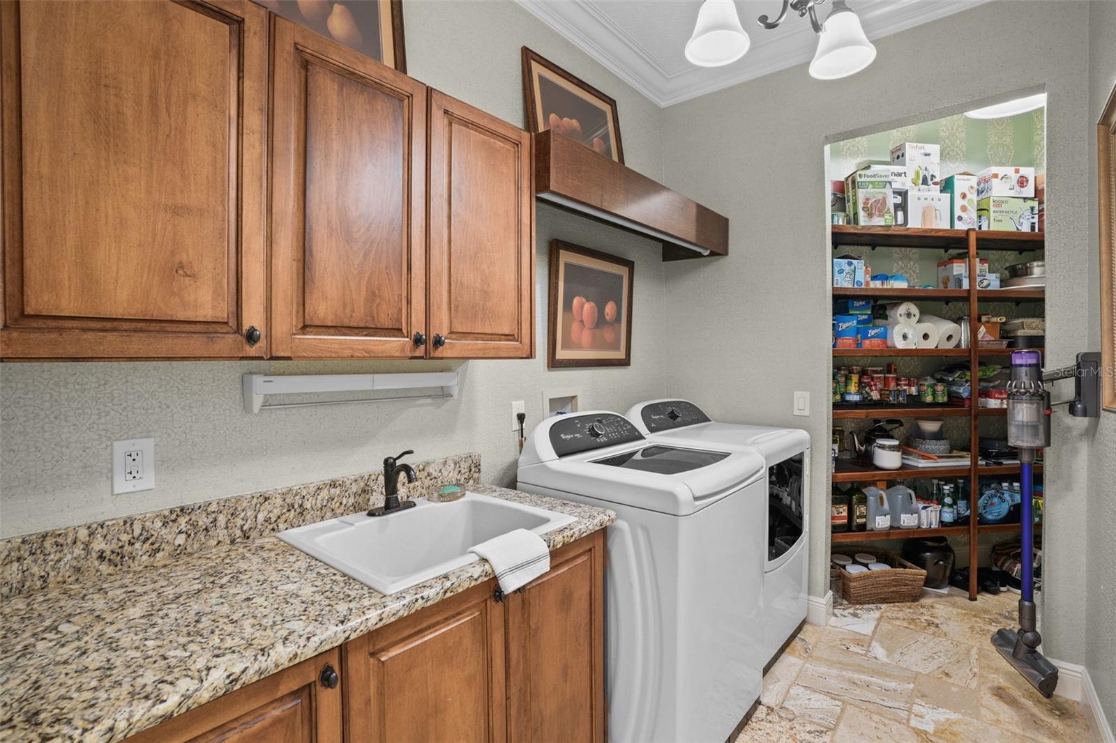 Laundry Room with Extra Pantry Storage