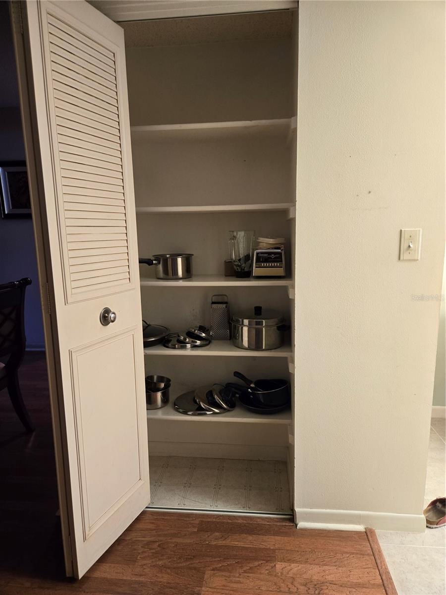 Extra storage/Pantry off Kitchen
