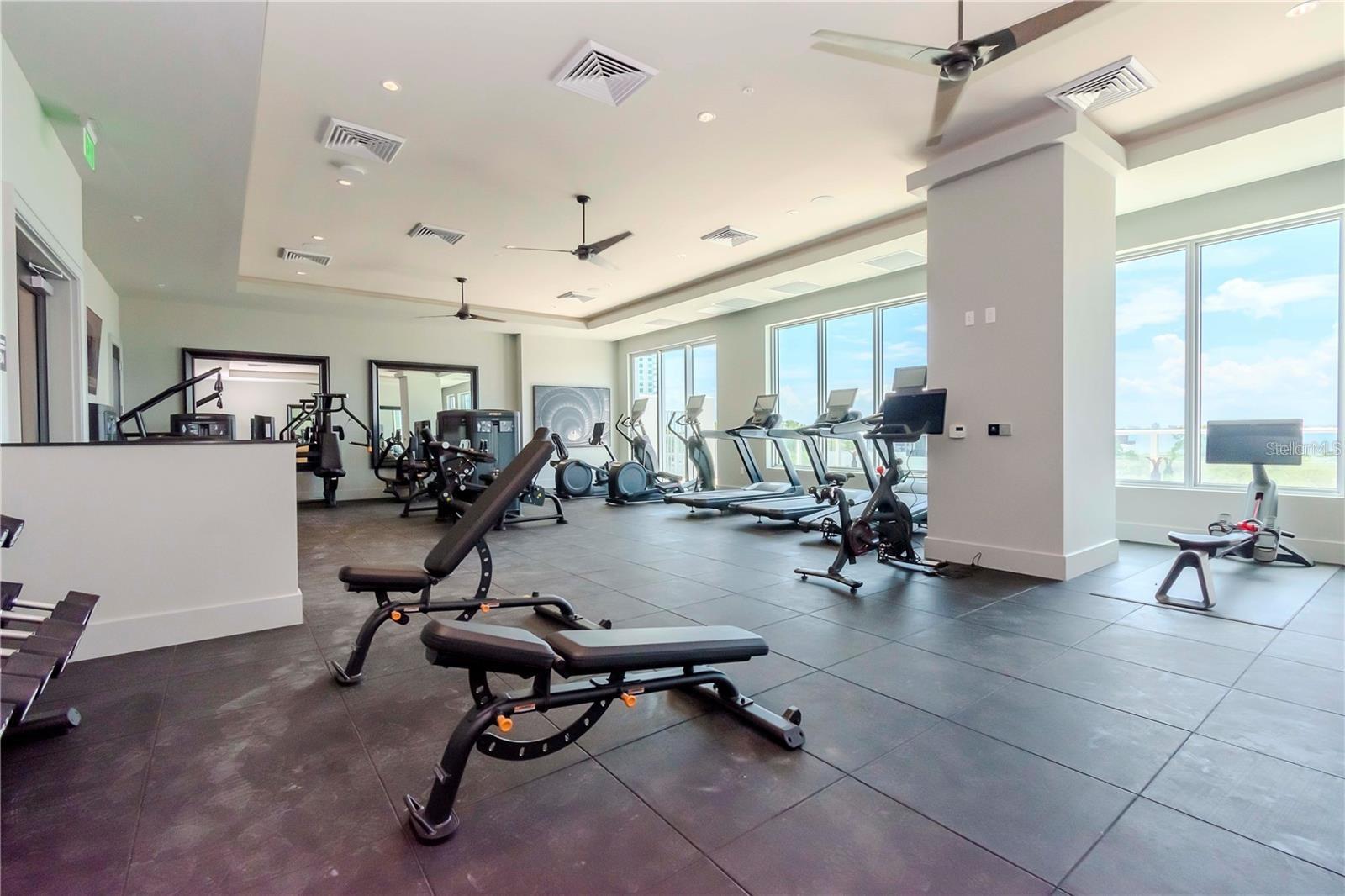 Fitness Center on 4th level