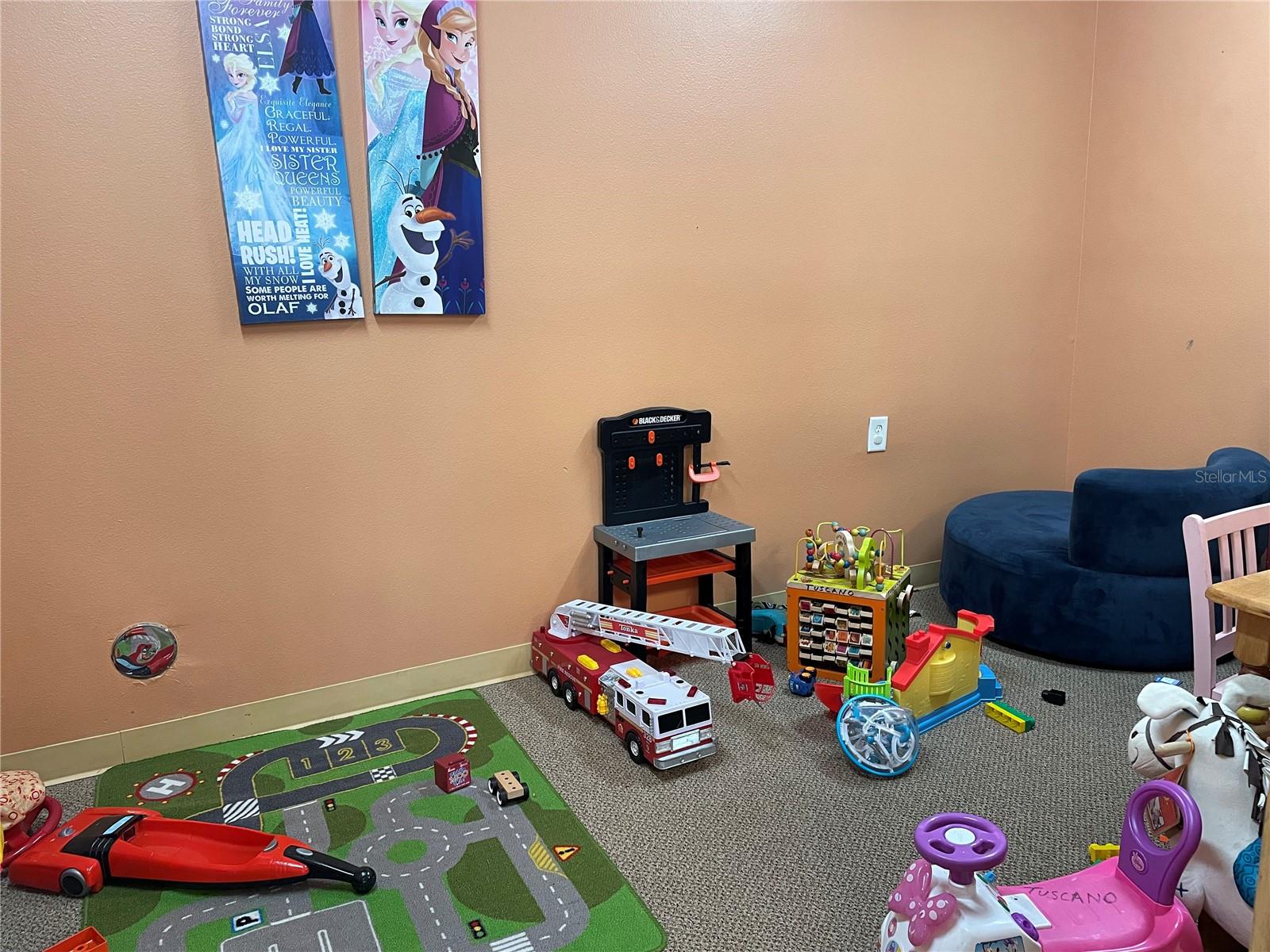 Play room in Fitness Center
