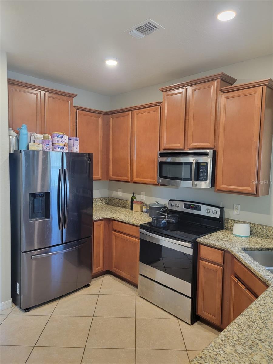 Kitchen with Stainless Steel appliances