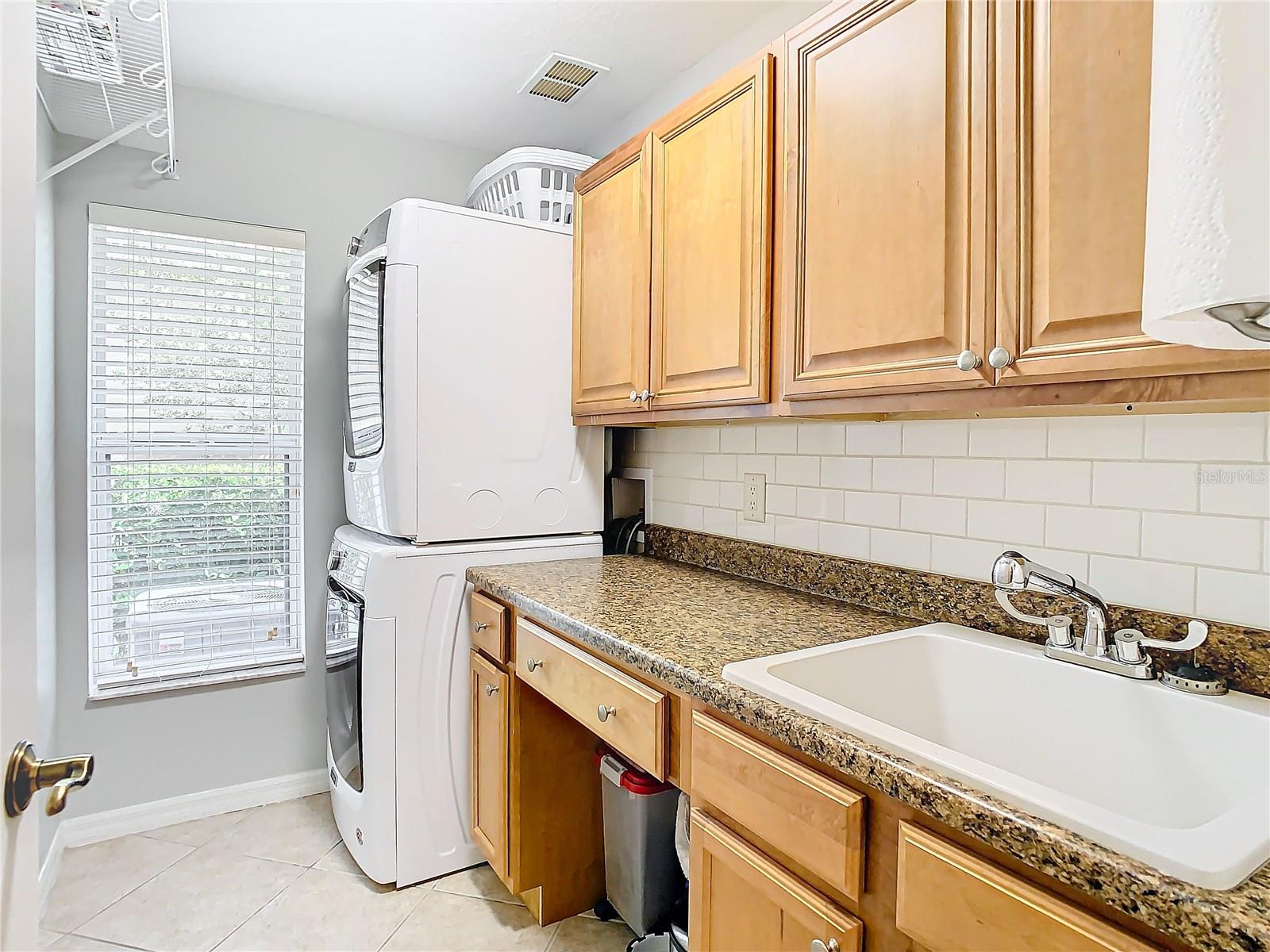 Very spacious laundry room downstairs