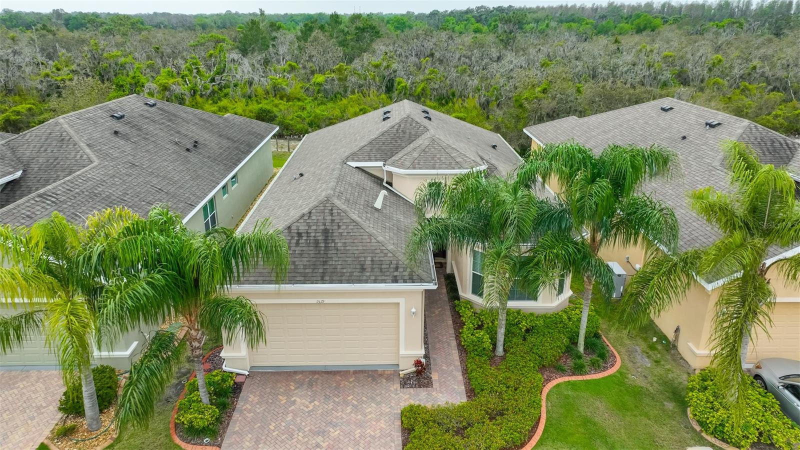 Ariel View of home showing Manatee State Park as far as you can.  NO human neighbors in your backyard!