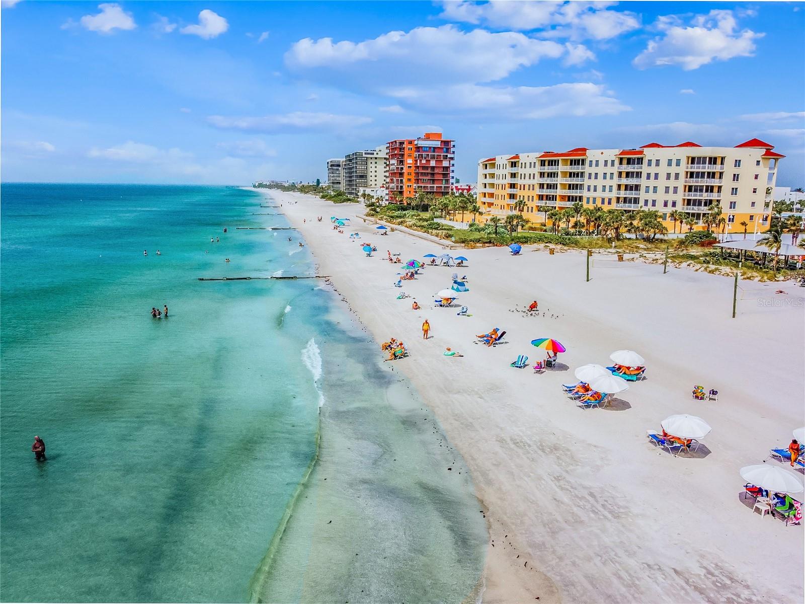 Indulge in the tranquil beauty of Madeira Beach's Gulf shore.