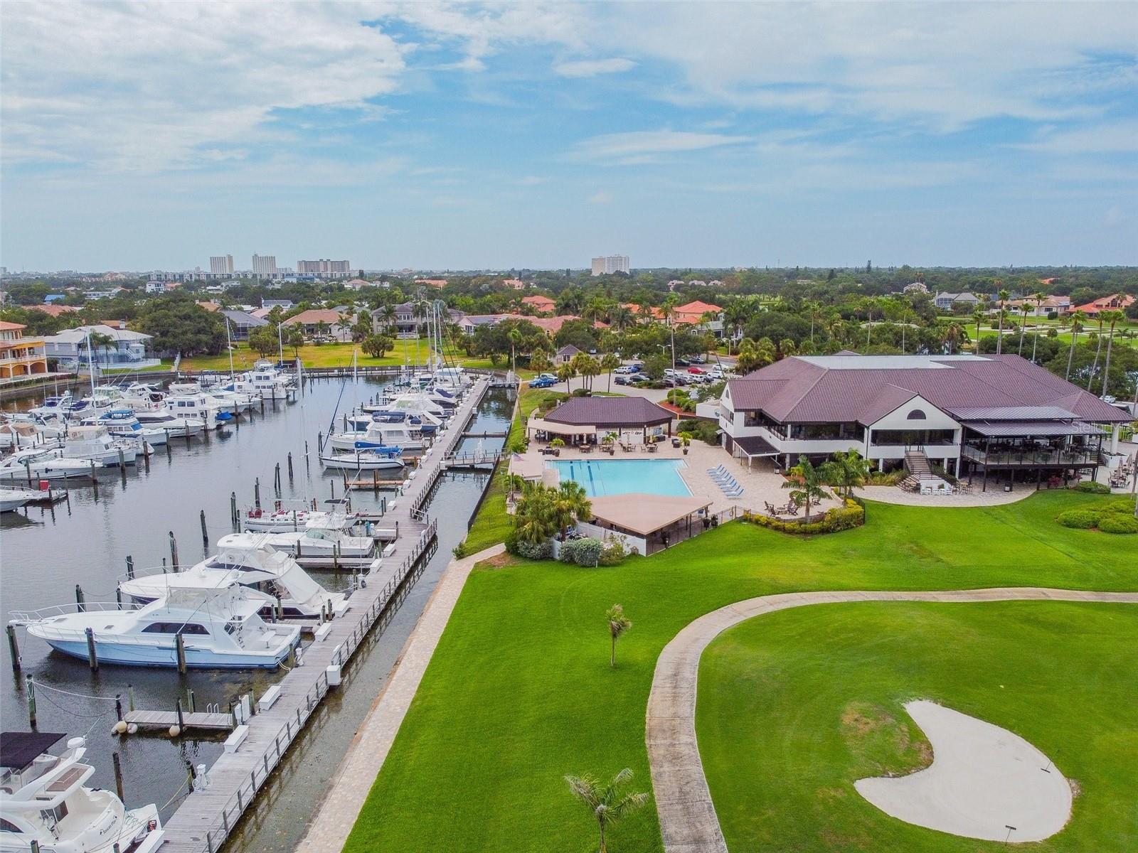 Golf Course and Marina-Slip 25 (owned and for sale by owner is across the Street