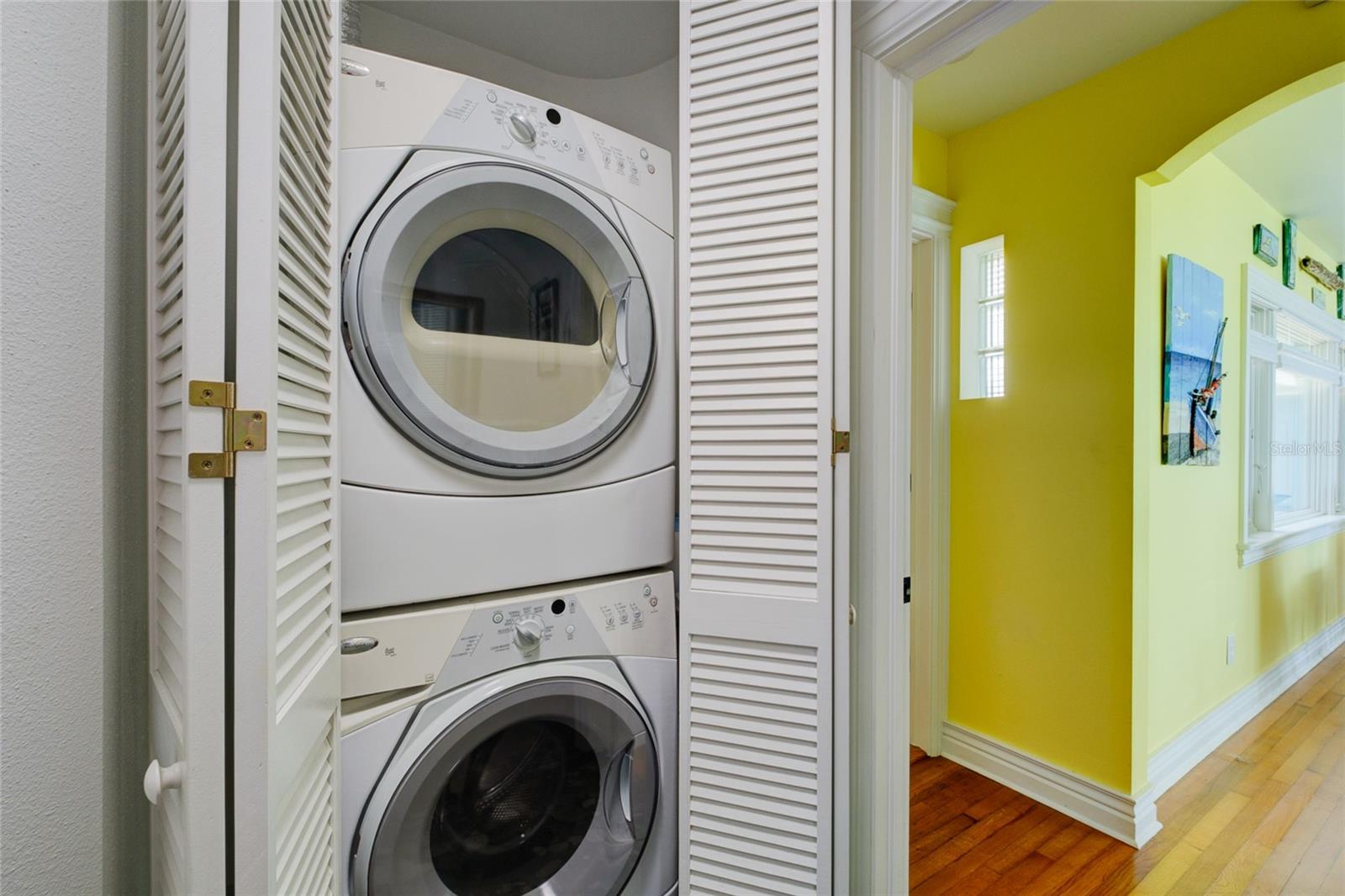 Washer/Dryer are in the hall bathroom