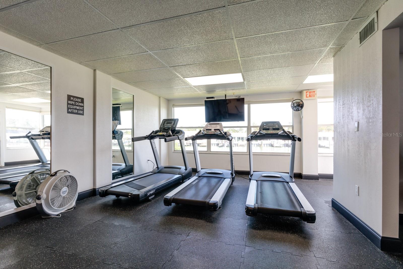 WORKOUT FACILITIES - 4 COMPLETE ROOMS