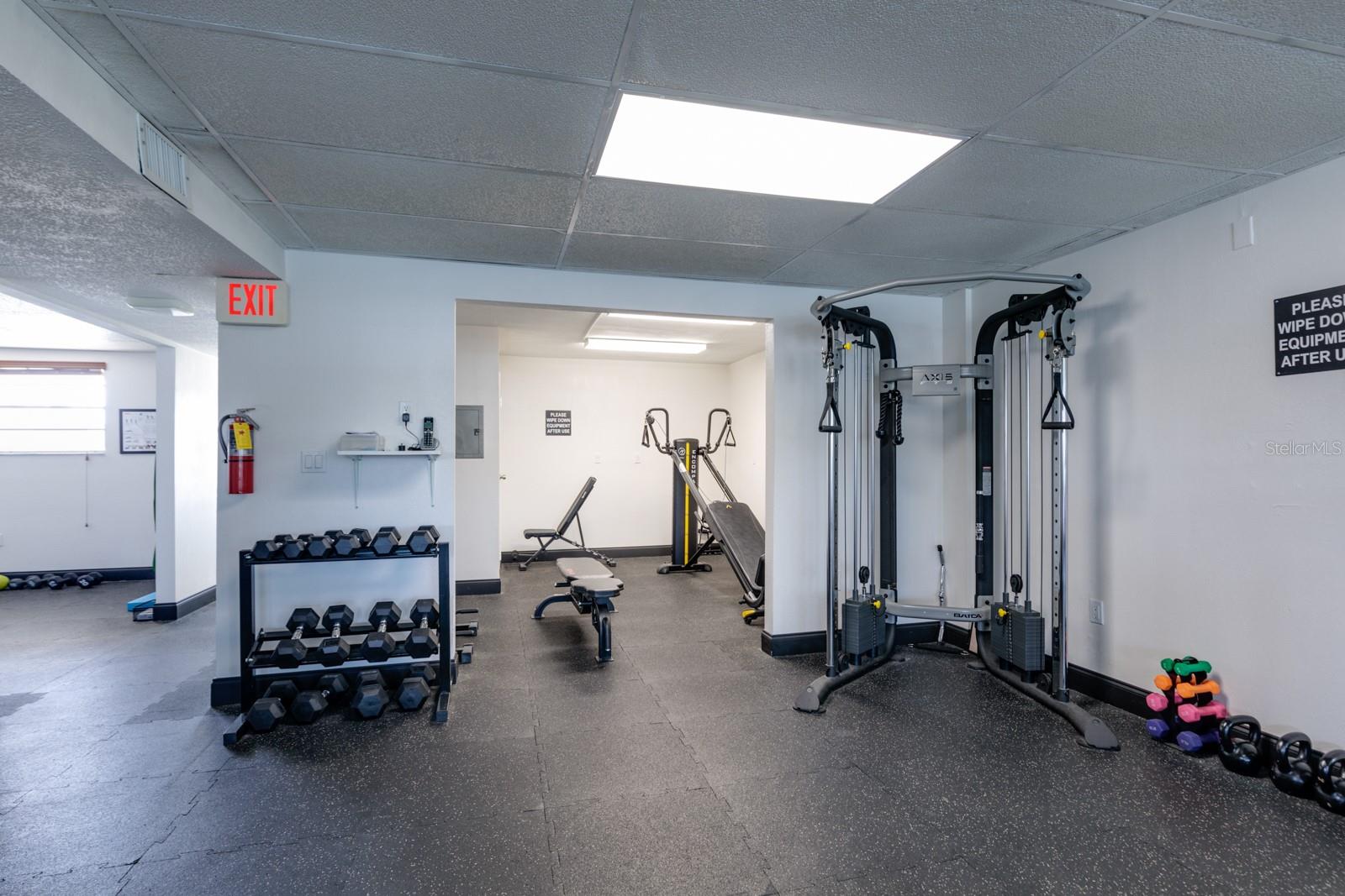 WORKOUT FACILITY - 4 ROOMS