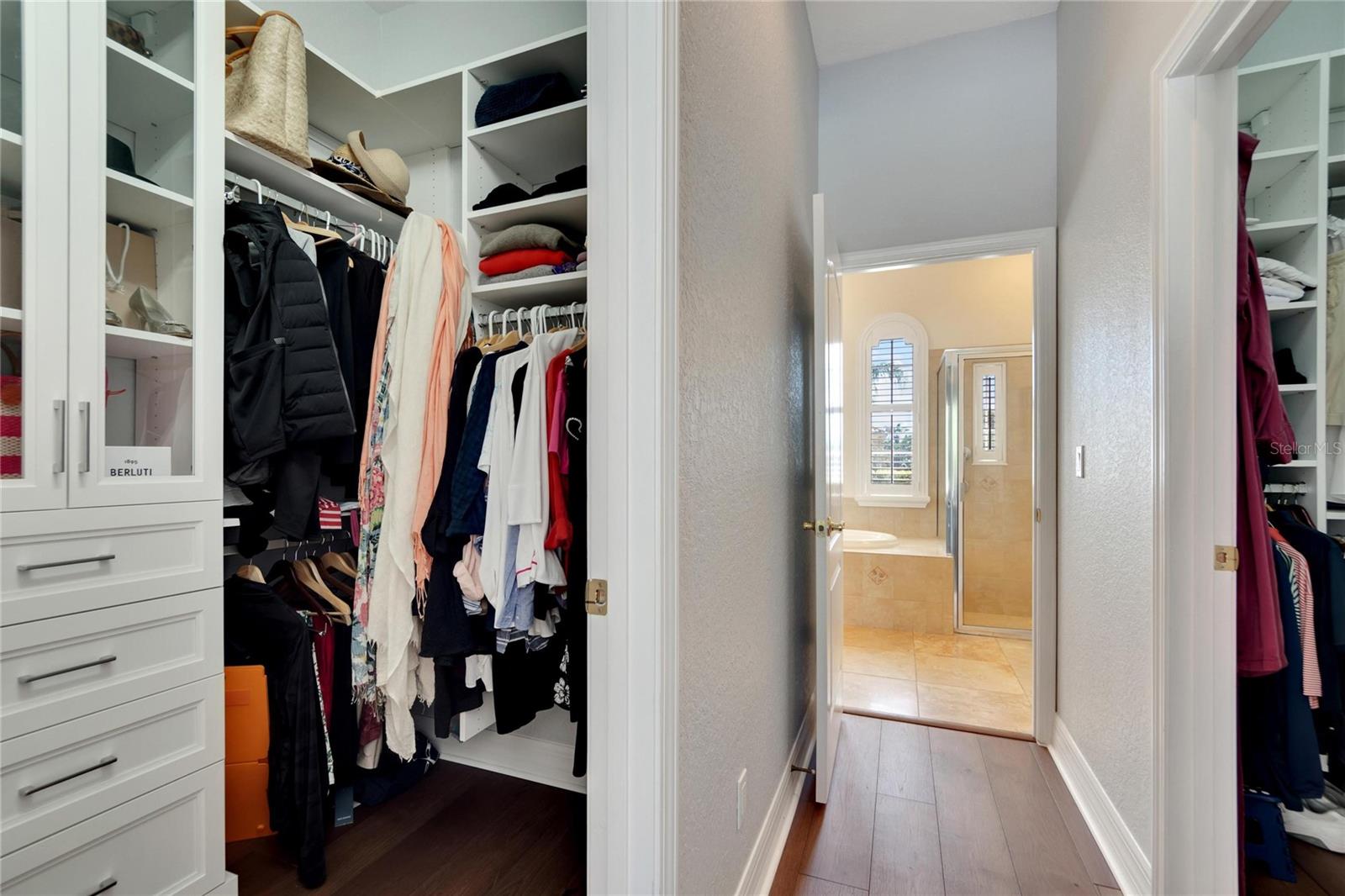 California Closets in both his/her closets.
