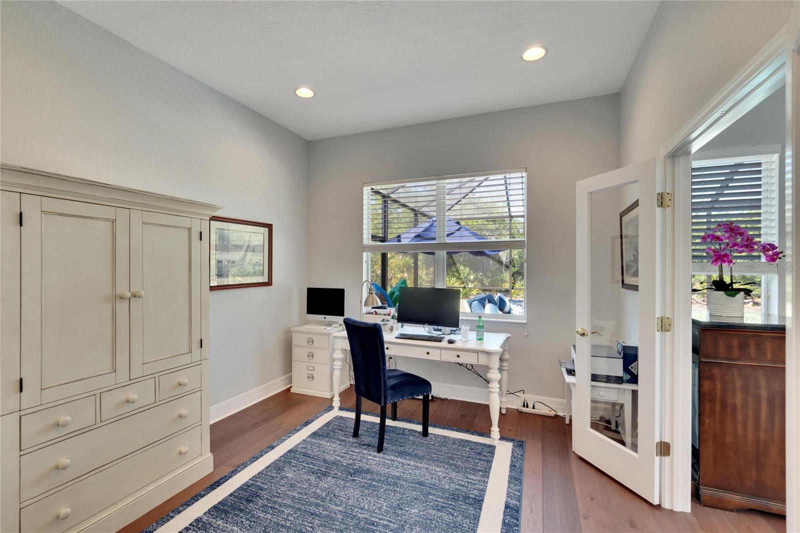 Third Bedroom or office? Featuring French doors that flow into Great Room.