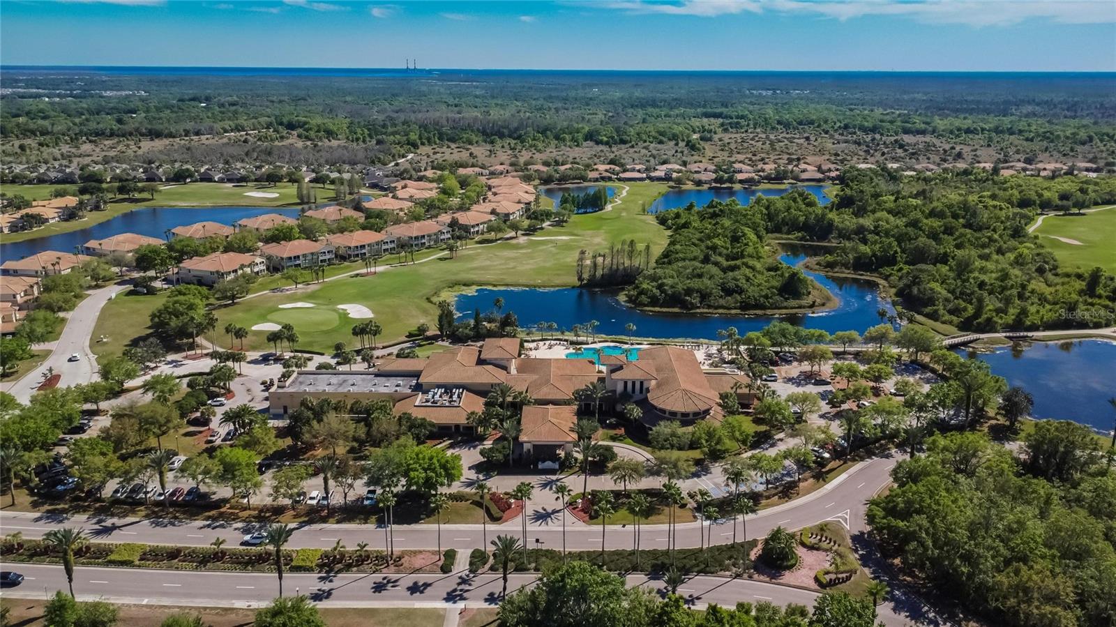 Palm lined drives, community clubhouse, Pool, restaurant, golf carts and abundant lakes offer a refined, fun lifestyle.