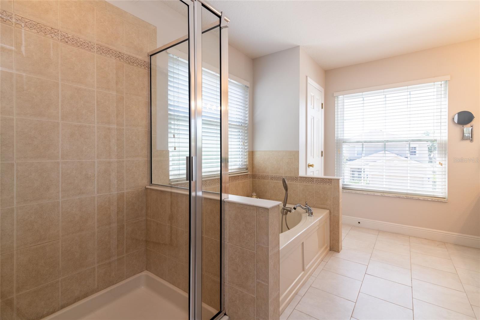 Primary Bath with Tub & Separate Shower