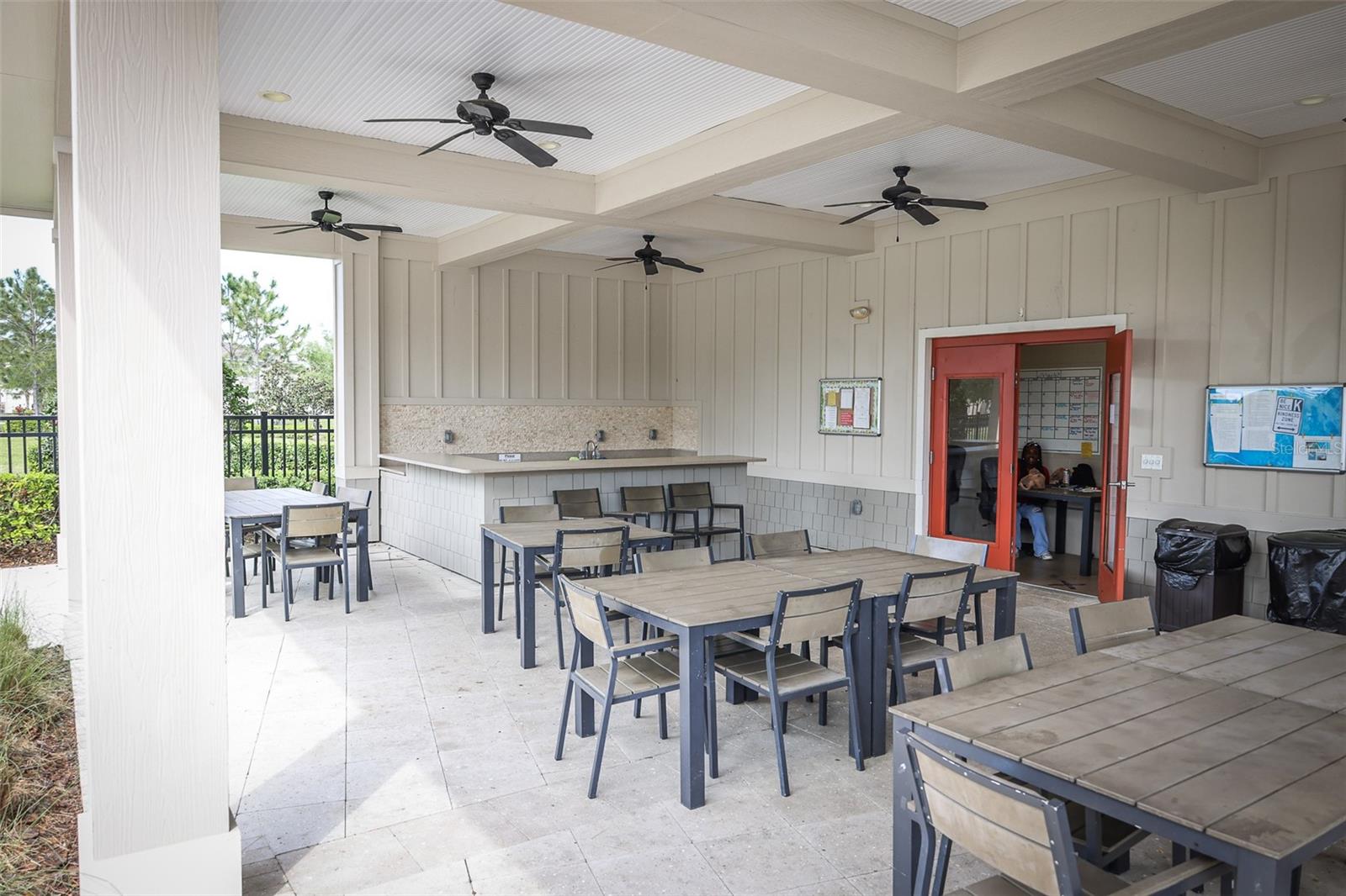 Outdoor Kitchen at Amenity Center