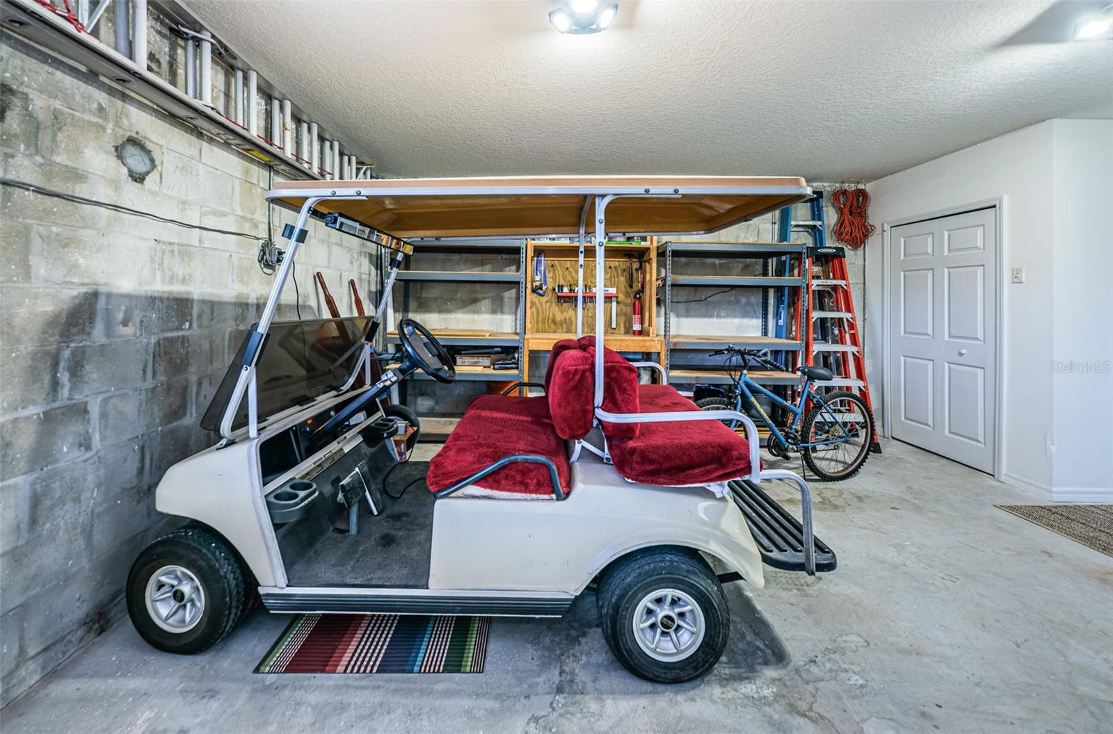 Work Bench and Golf Cart Space!