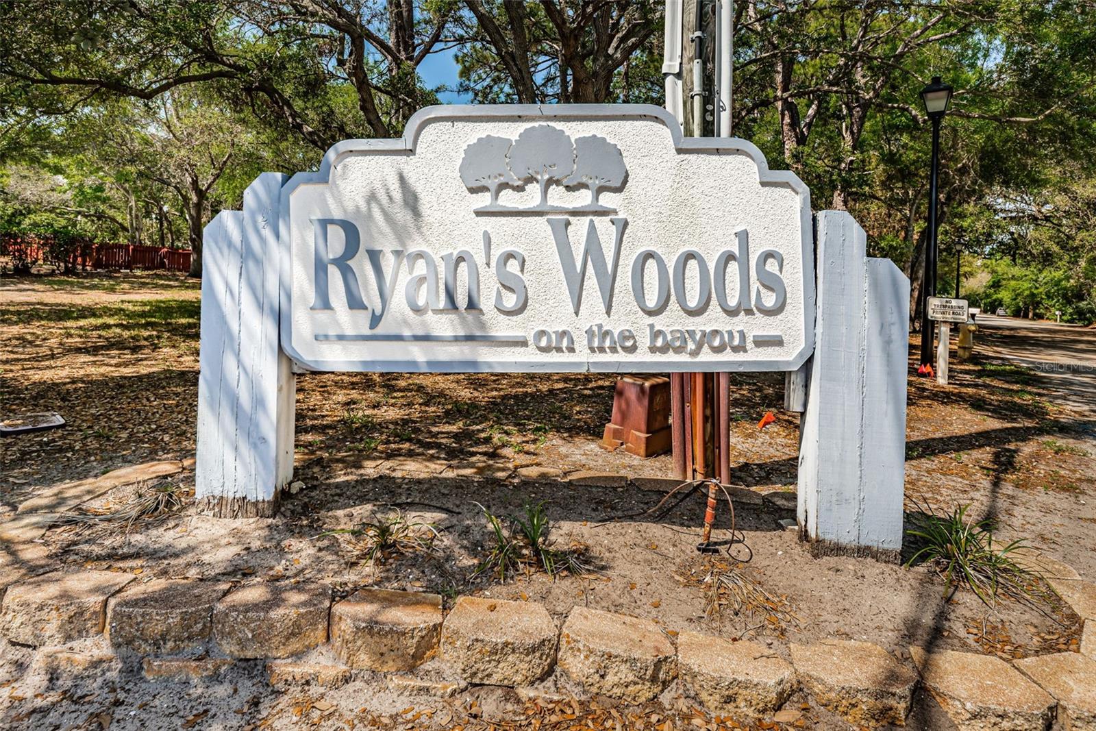 Entrance Sign To Ryan's Woods!