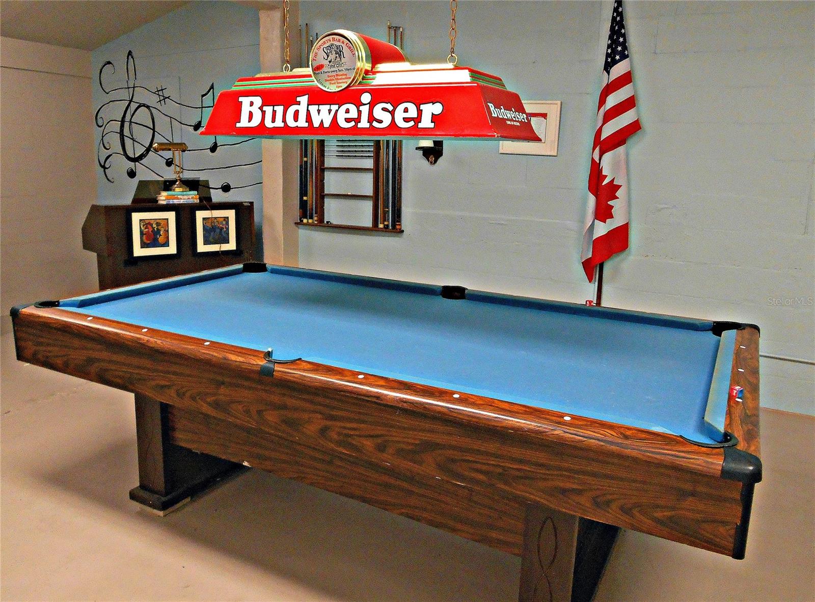 Free pool in the clubhouse