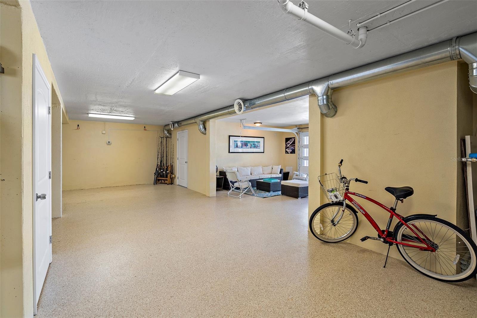 Garage space for a golf cart or multiple jet skis.