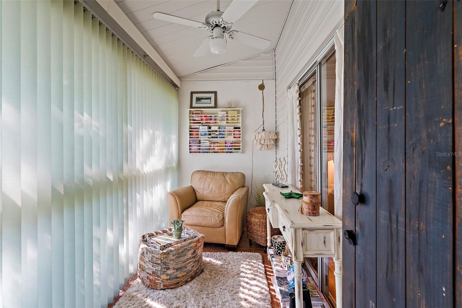 Cozy SunRoom Off the Great Room - Perfect for Reading and Relaxing