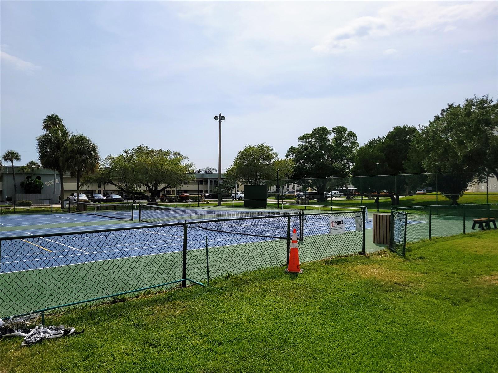 Lighted Tennis Courts at Rosselli Park