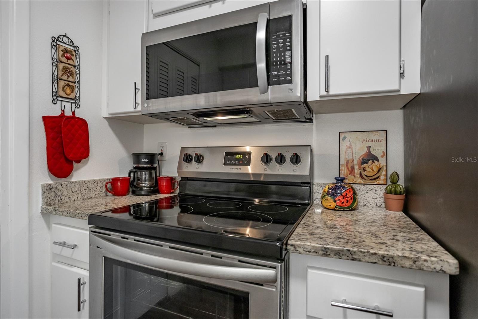 Enjoy updated stainless steel appliances