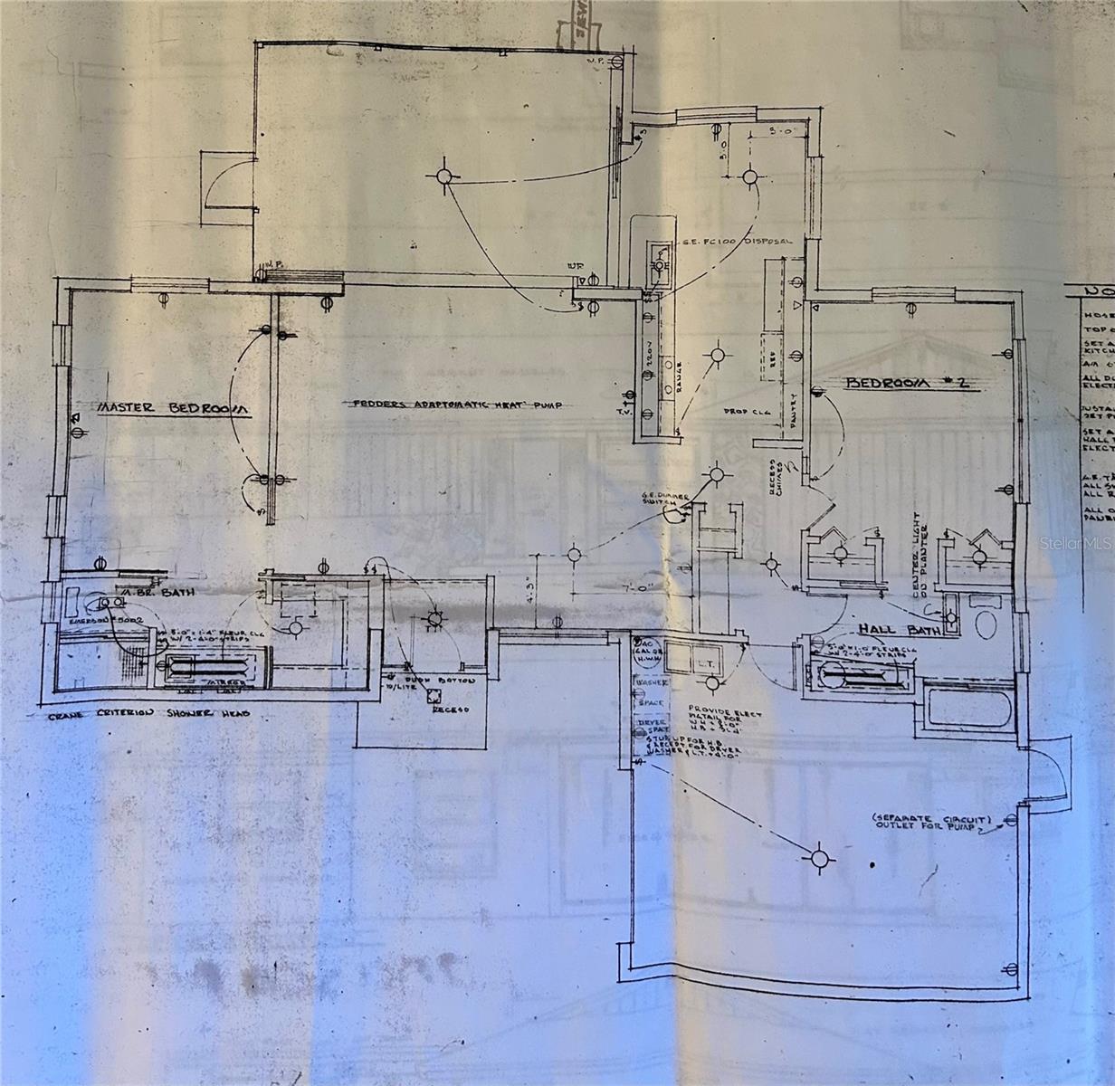 Original Builder’s Floor Plan