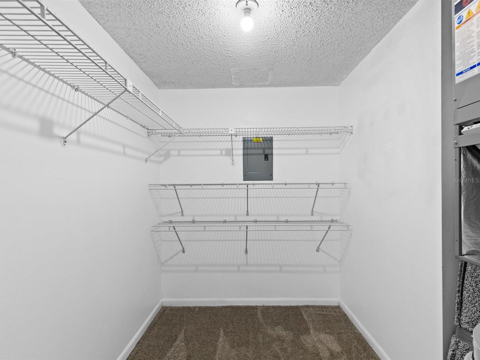 2nd BR features a walk in closet