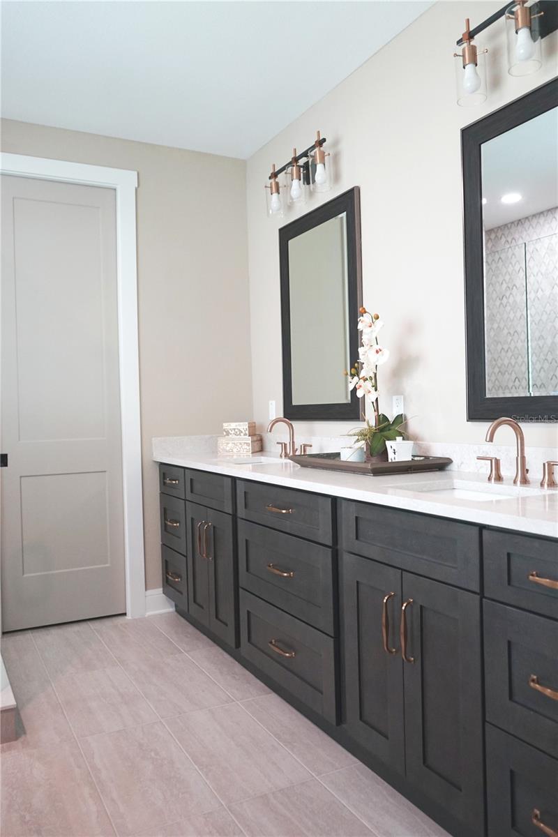 Primary BathLarge Double Vanity