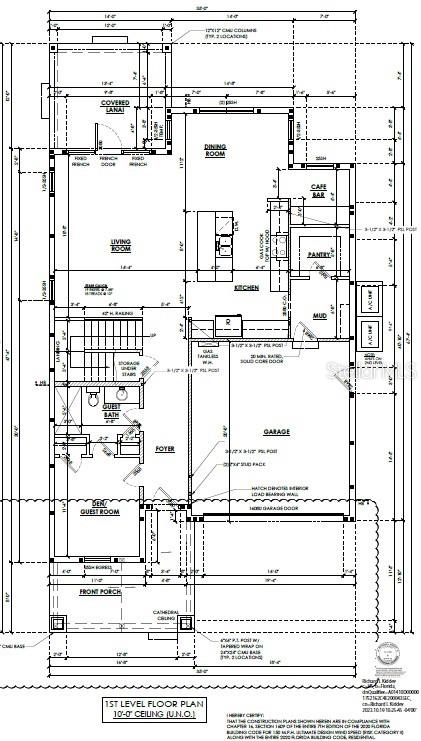 1st level floor plan