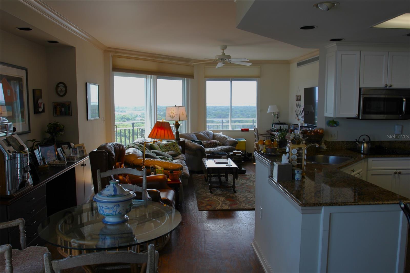 Eat-In Kitchen Overlooks The Family Room.