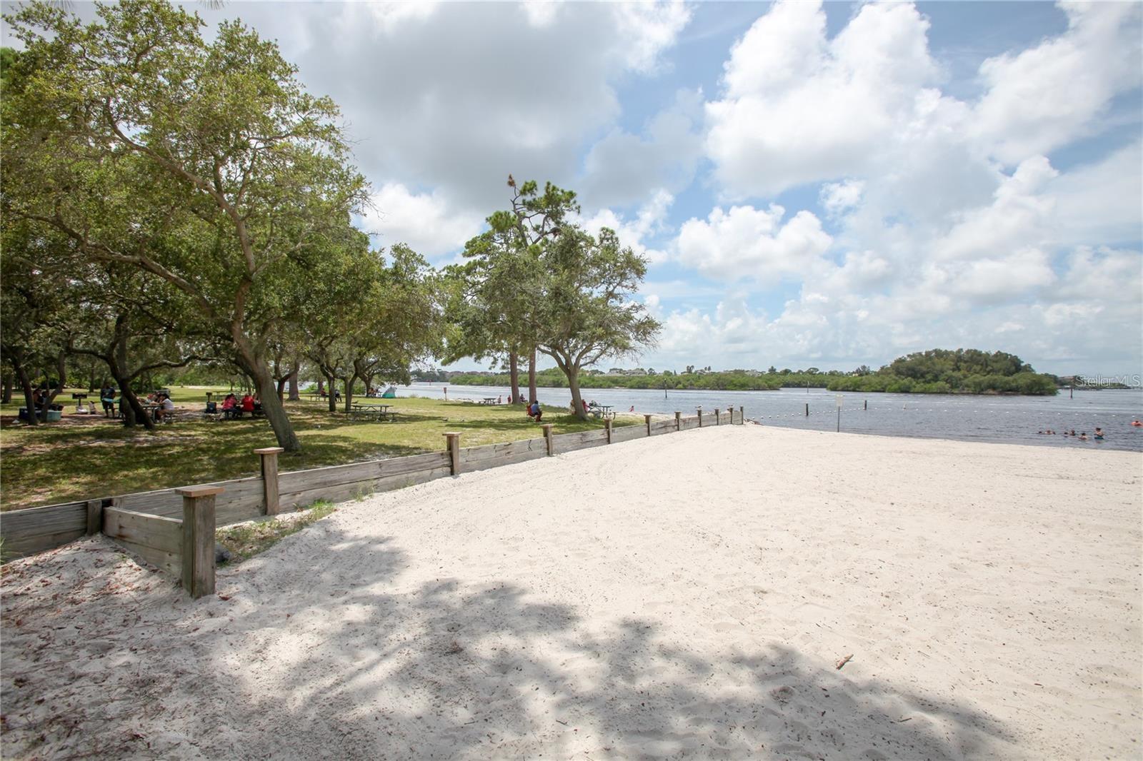Anclote Park and part of the beach area