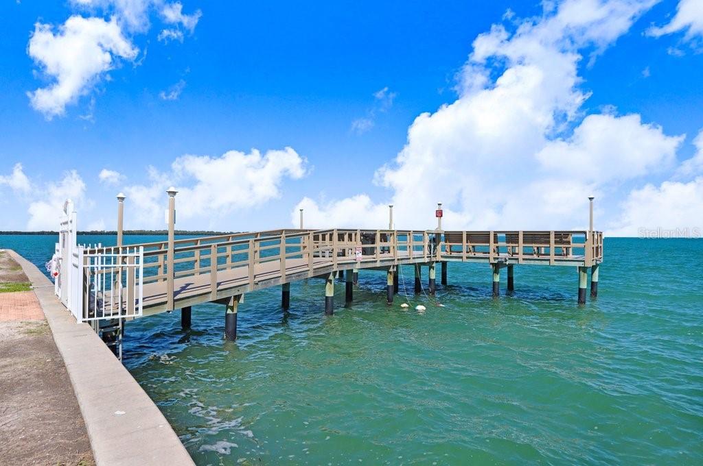 Private fishing pier