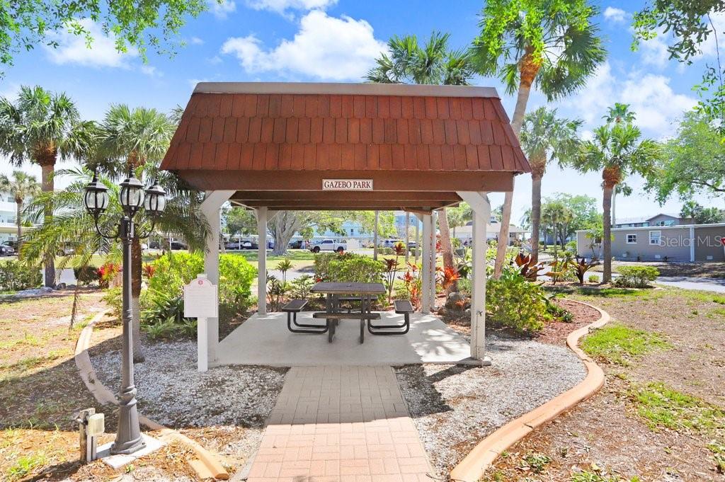 Gazebo and grill area