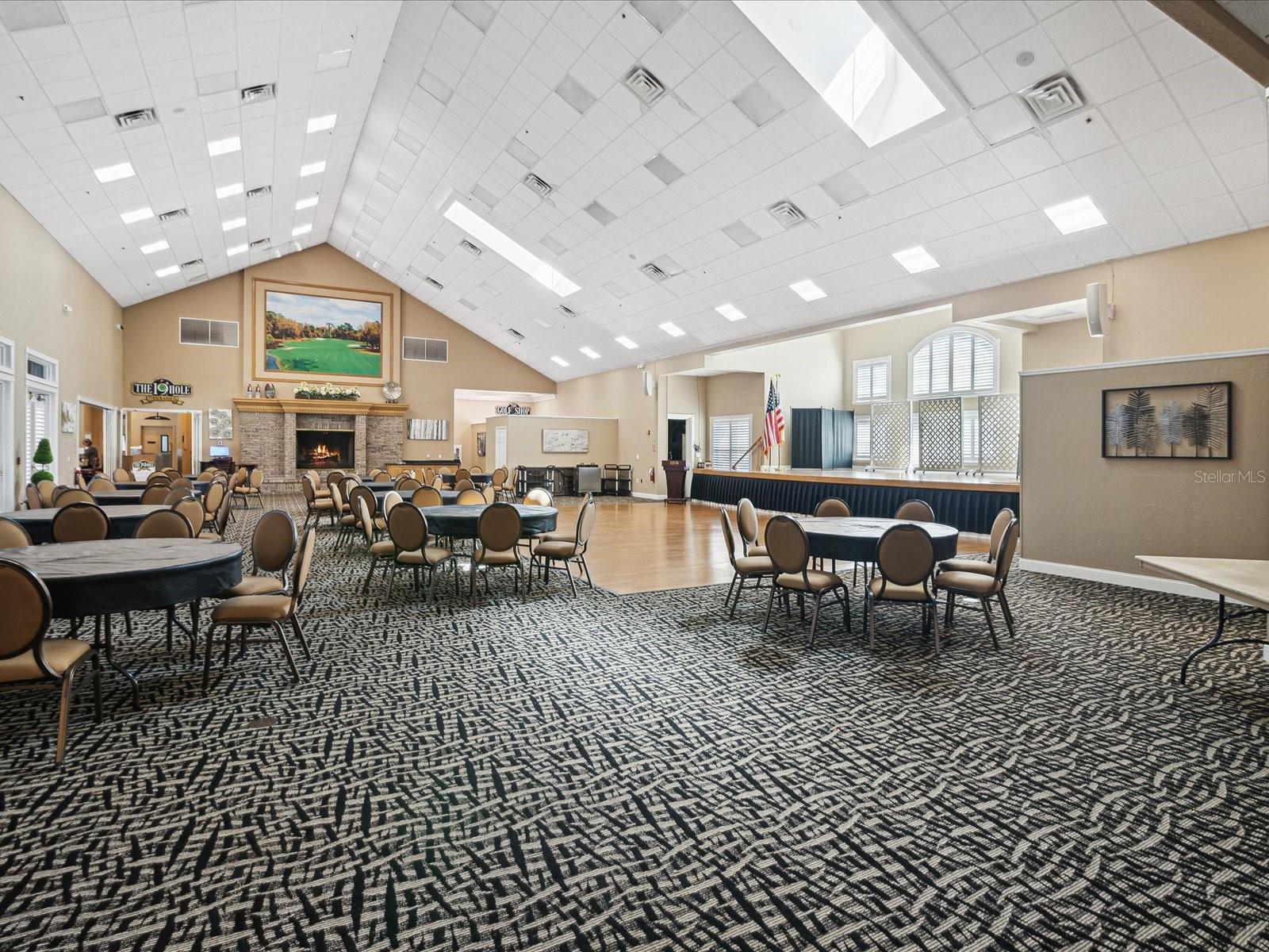 Timber Greens Clubhouse and dance floor