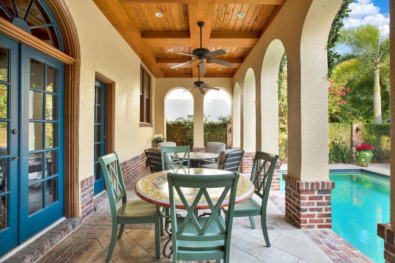 Covered Outdoor Dining Area
