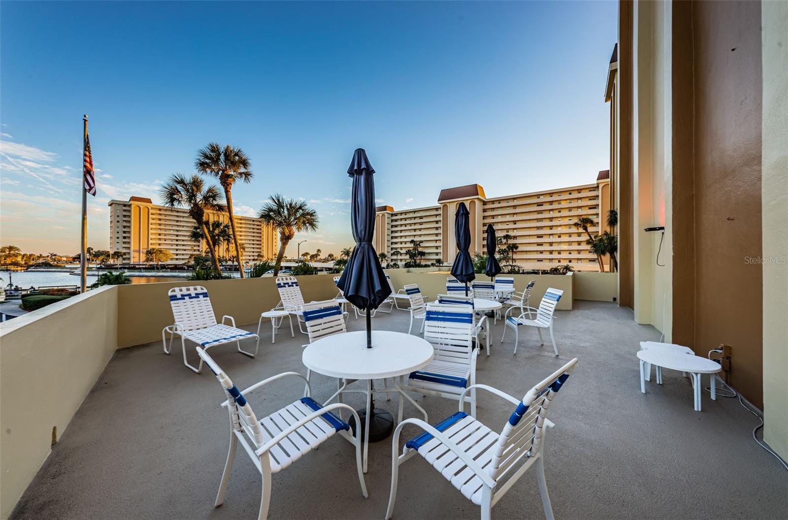 .. 2nd Floor of the Columbia Enjoys a Roof Deck Overlooking the Lagoon. Each Building has It's Own Deck Area Besides Sharing Common Grounds - Pool Areas and Amenities.