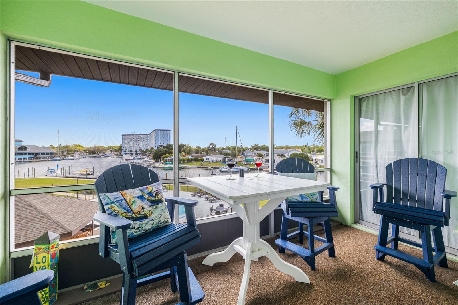 Enjoy your morning coffee or glass of wine on your balcony!  Access from the living room and the primary bedroom!  Open the sliders and let the ocean air in!