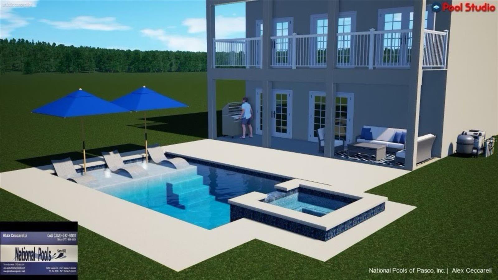 Pool rendering