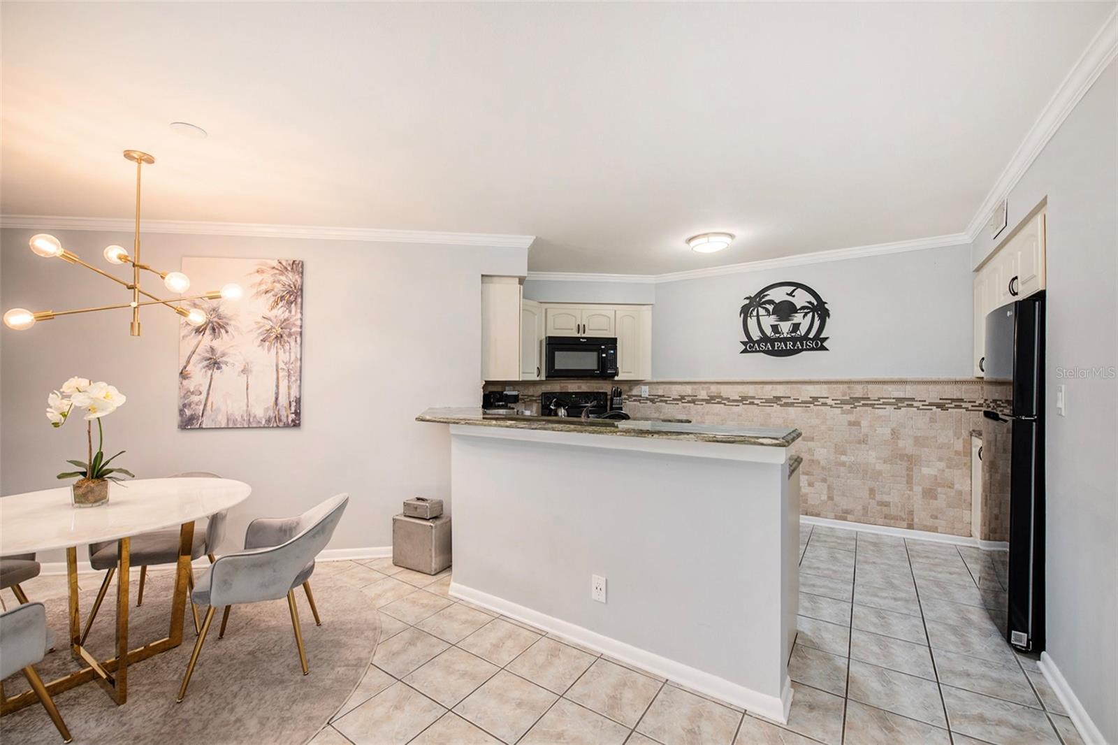 Your spacious kitchen with plenty of cabinetry and updated appliances