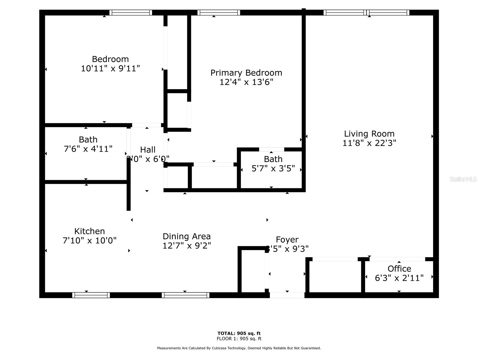 Floor plan measurements