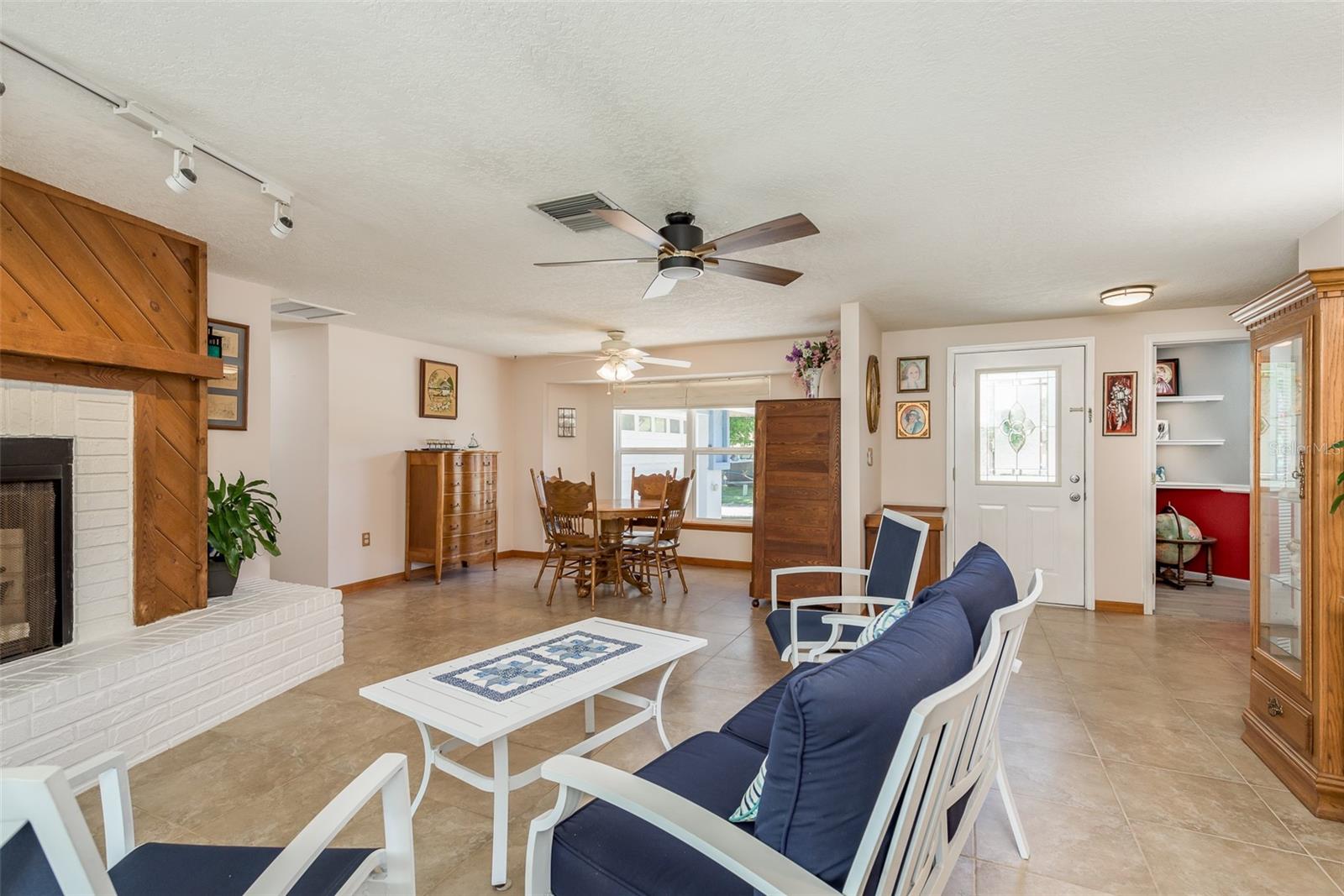 Living Room to Dining Room view