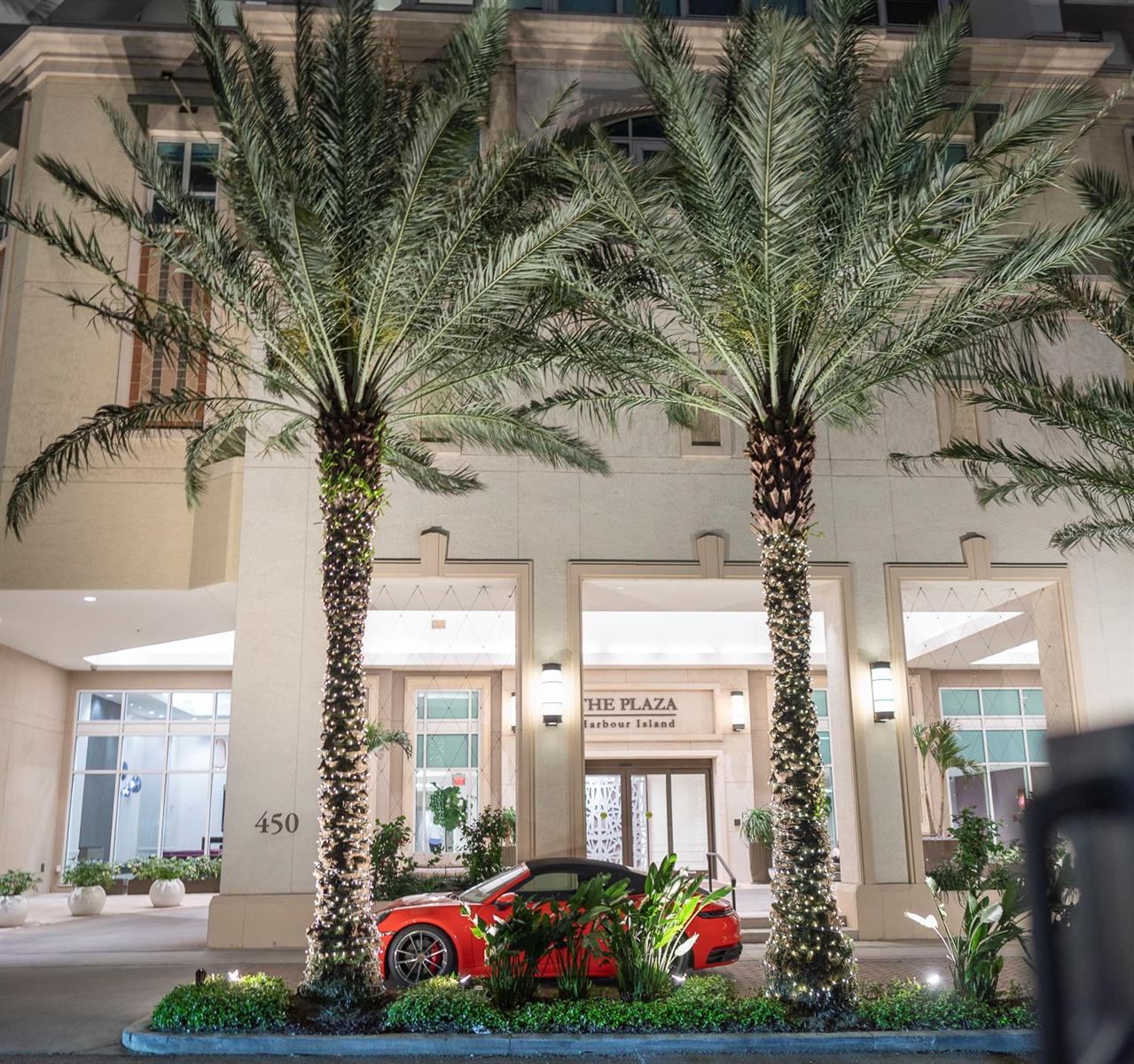Enjoy the convenience of valet service right at the entrance.