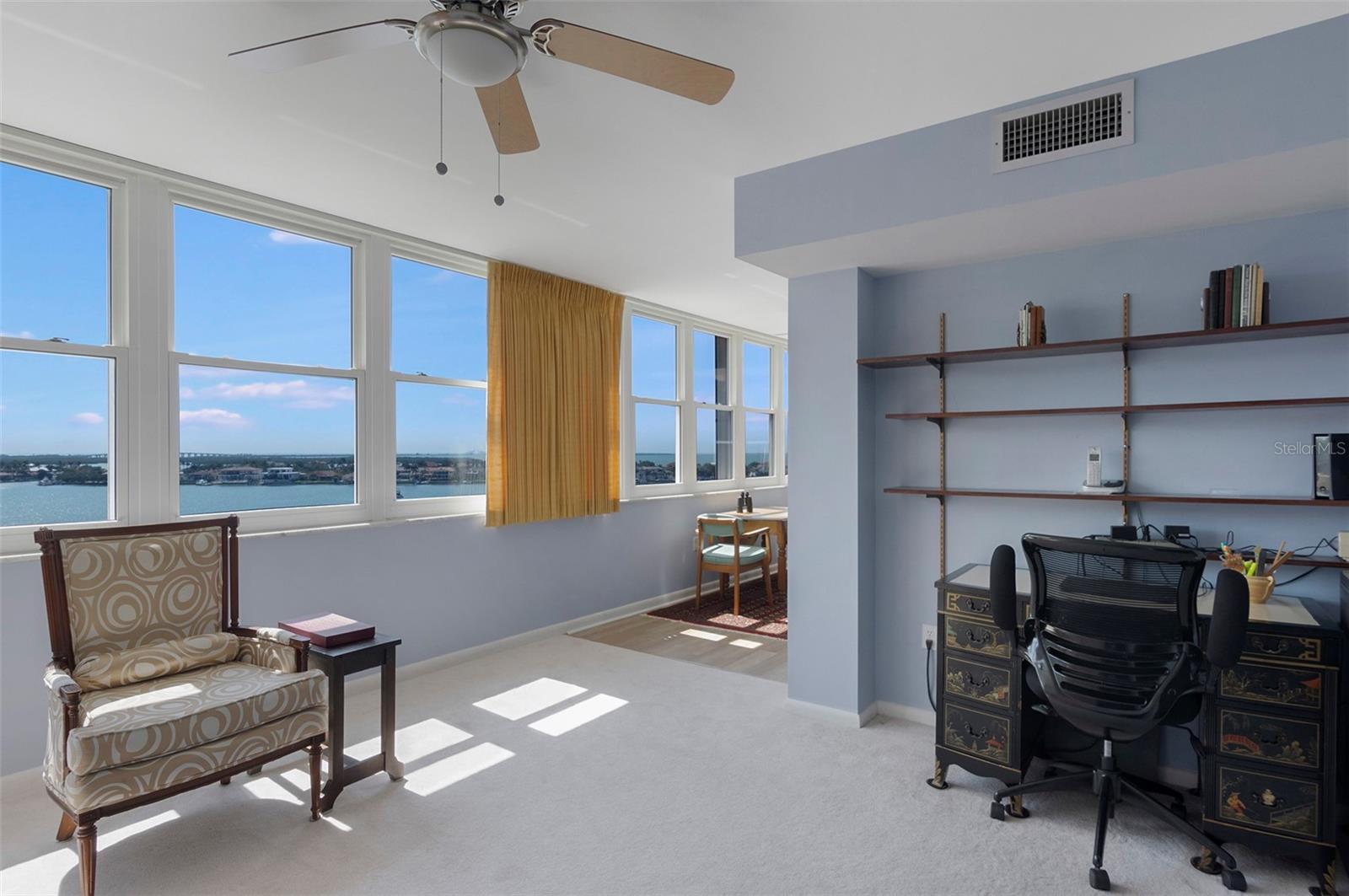 Stunning Waterfront Views from Family Room/Office